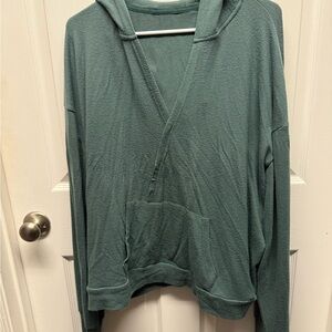 Zyia boyfriend Green Hooded Sweatshirt